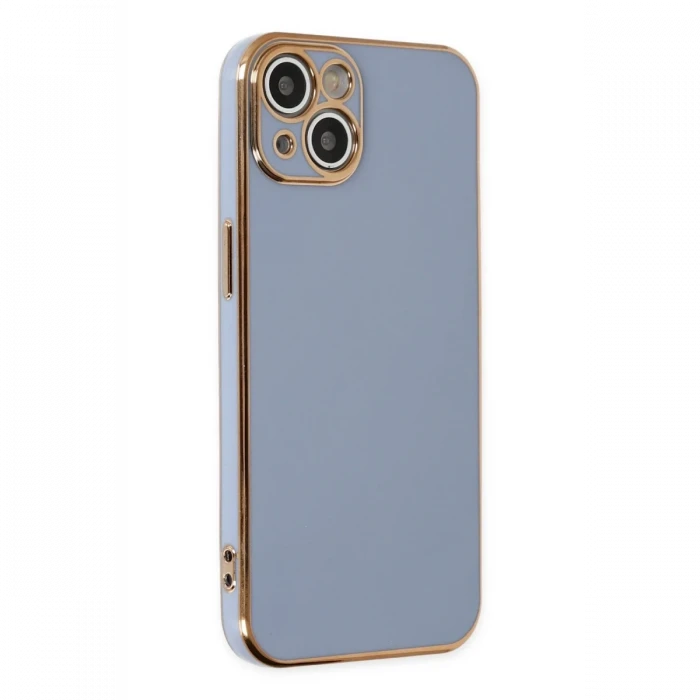Apple iPhone 14 Kılıf Volet Silikon - Mavi