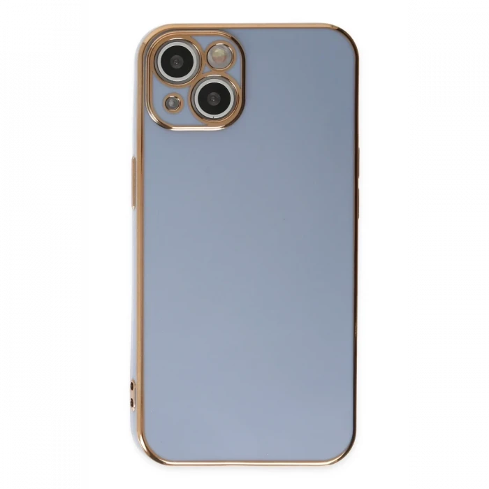 Apple iPhone 14 Kılıf Volet Silikon - Mavi