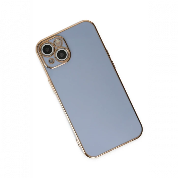 Apple iPhone 14 Kılıf Volet Silikon - Mavi