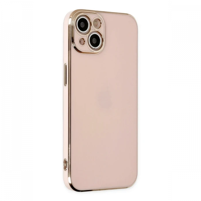 Apple iPhone 14 Kılıf Volet Silikon - Pembe