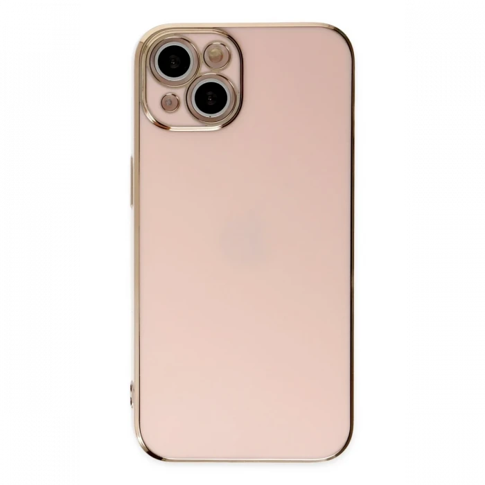 Apple iPhone 14 Kılıf Volet Silikon - Pembe