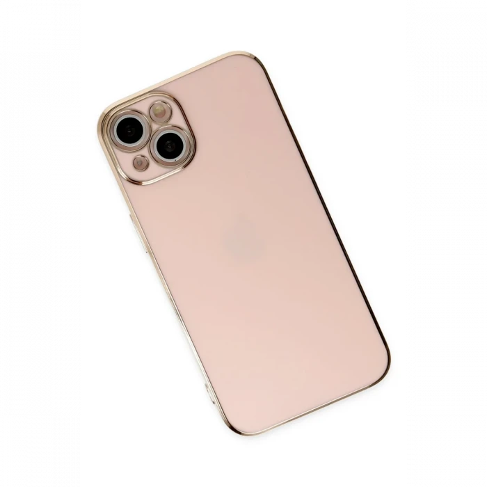 Apple iPhone 14 Kılıf Volet Silikon - Pembe