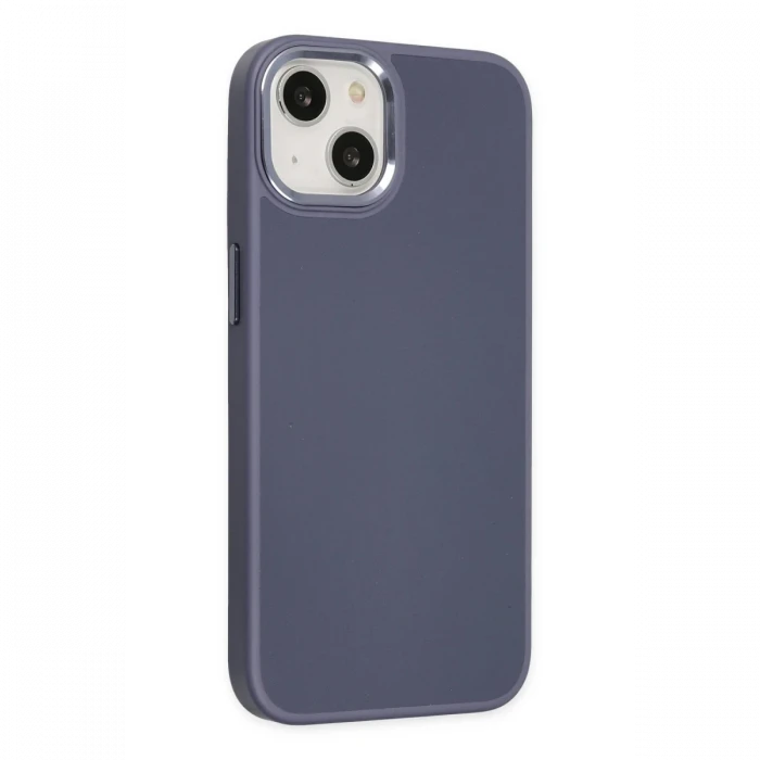 Apple iPhone 14 Plus Kılıf Asya Deri Silikon - Mor