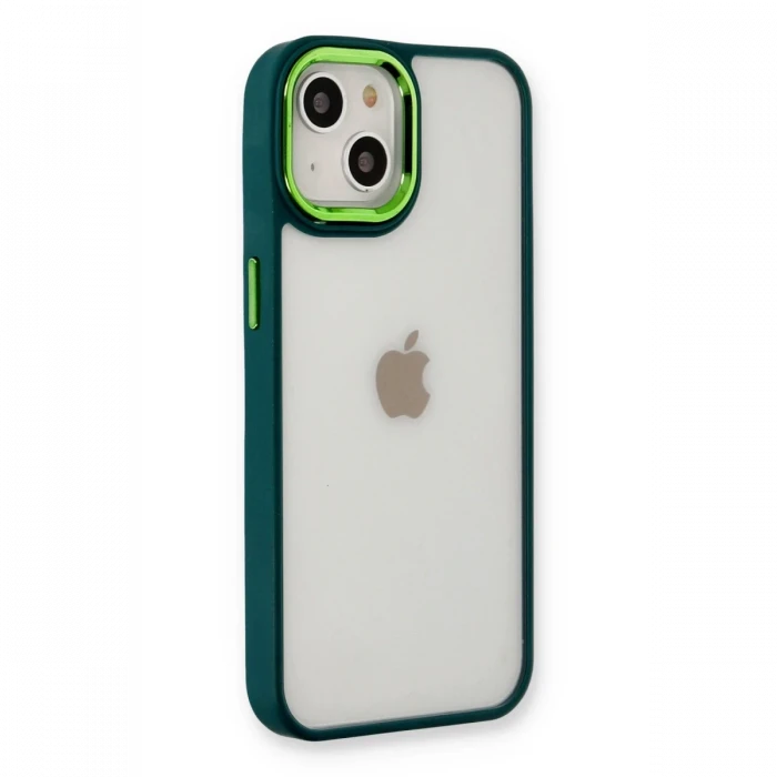 Apple iPhone 14 Plus Kılıf Dora Kapak - Haki Yeşil