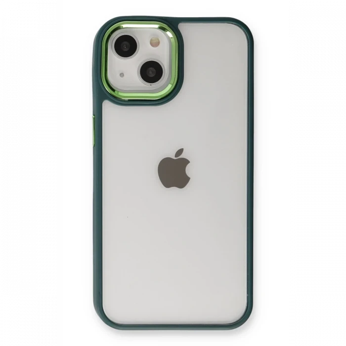 Apple iPhone 14 Plus Kılıf Dora Kapak - Haki Yeşil