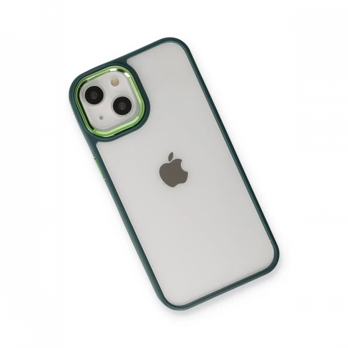 Apple iPhone 14 Plus Kılıf Dora Kapak - Haki Yeşil
