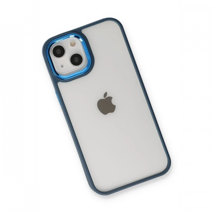 Apple iPhone 14 Plus Kılıf Dora Kapak - Mavi