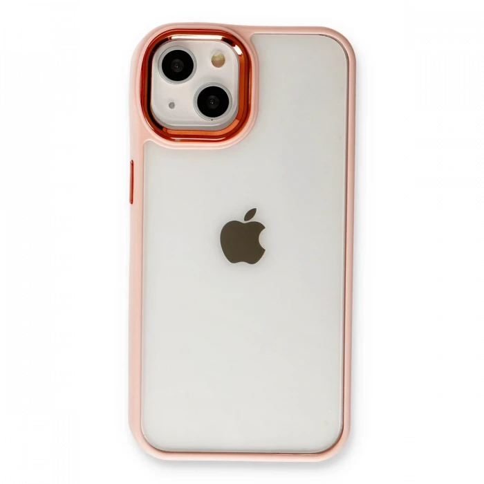 Apple iPhone 14 Plus Kılıf Dora Kapak - Pudra