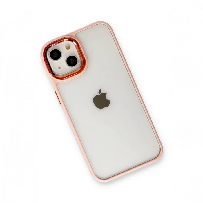 Apple iPhone 14 Plus Kılıf Dora Kapak - Pudra