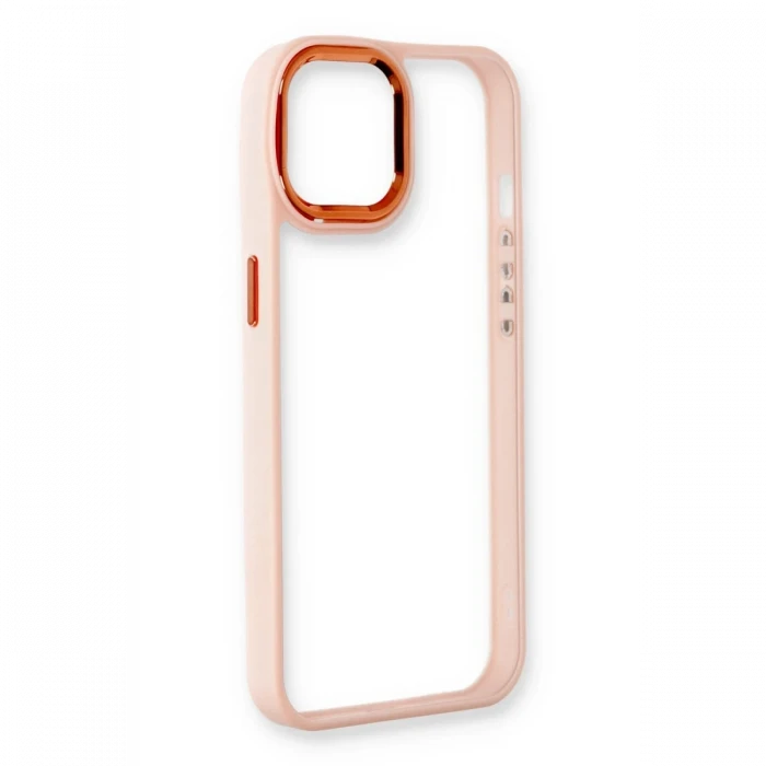 Apple iPhone 14 Plus Kılıf Dora Kapak - Pudra