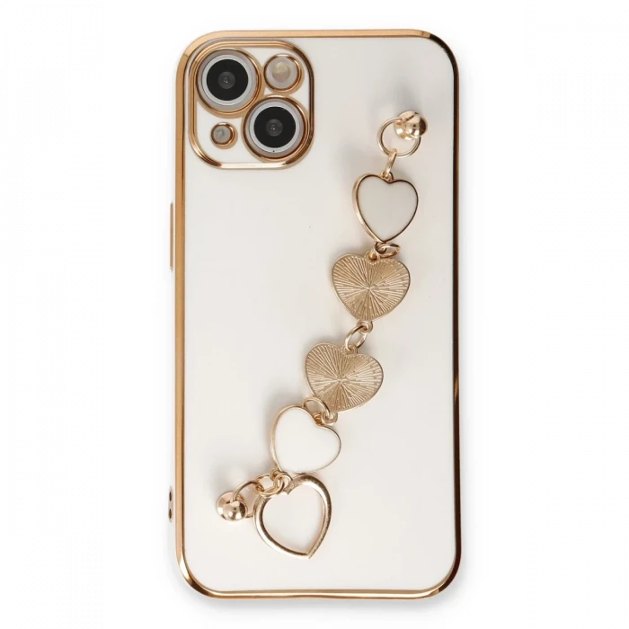 Apple iPhone 14 Plus Kılıf Esila Silikon - Beyaz
