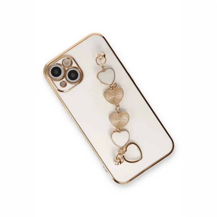 Apple iPhone 14 Plus Kılıf Esila Silikon - Beyaz