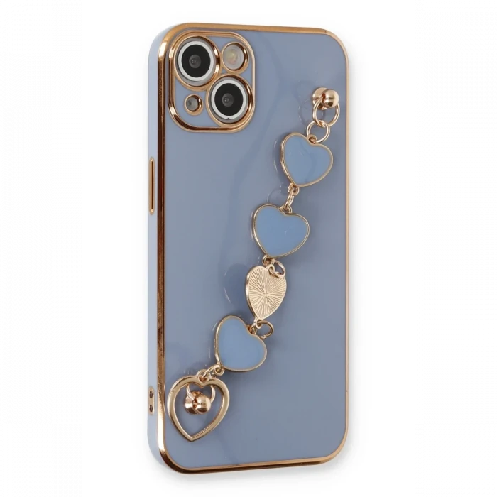 Apple iPhone 14 Plus Kılıf Esila Silikon - Gri