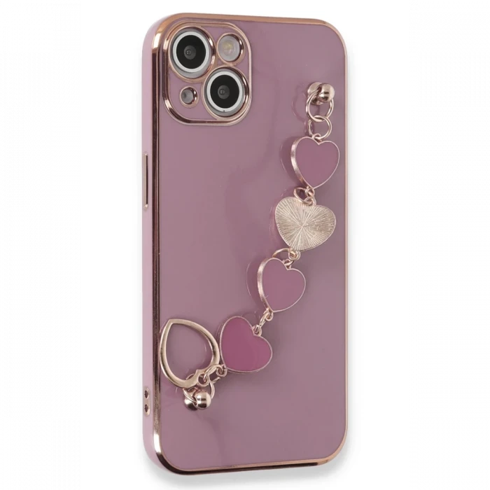 Apple iPhone 14 Plus Kılıf Esila Silikon - Mor