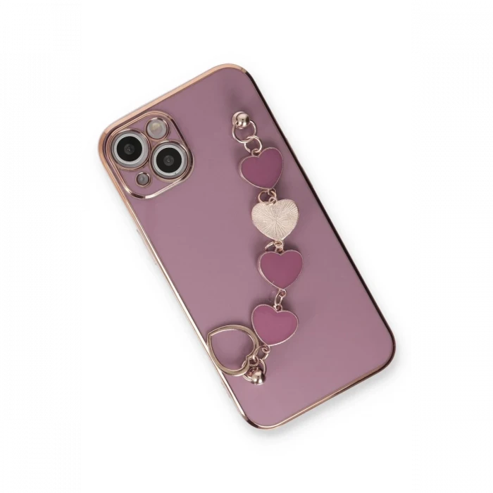 Apple iPhone 14 Plus Kılıf Esila Silikon - Mor