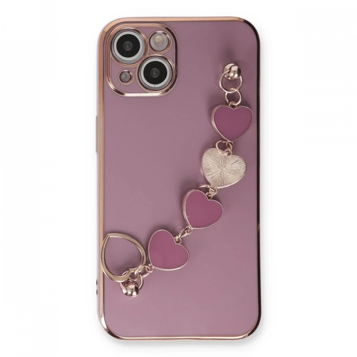 Apple iPhone 14 Plus Kılıf Esila Silikon - Mor