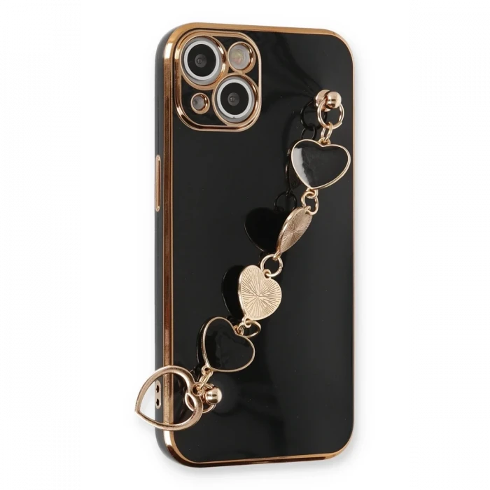 Apple iPhone 14 Plus Kılıf Esila Silikon - Siyah