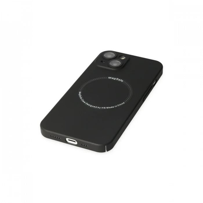 Apple iPhone 14 Plus Kılıf Jack Magneticsafe Lens Silikon - Siyah