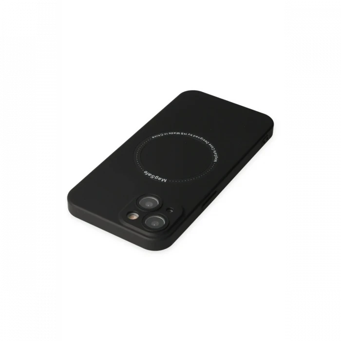 Apple iPhone 14 Plus Kılıf Jack Magneticsafe Lens Silikon - Siyah