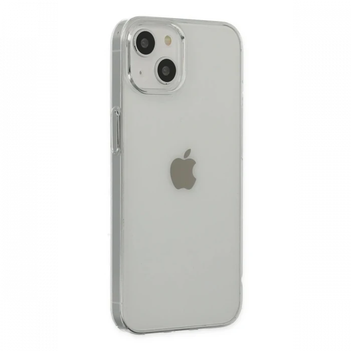 Apple iPhone 14 Plus Kılıf Pc Sert Şeffaf Kapak - Şeffaf