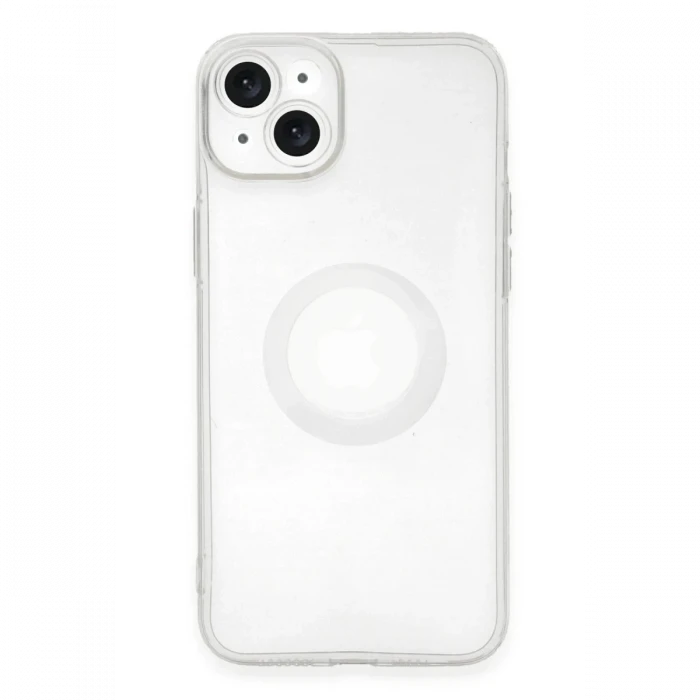 Apple iPhone 14 Plus Kılıf Santa Lens Silikon - Şeffaf