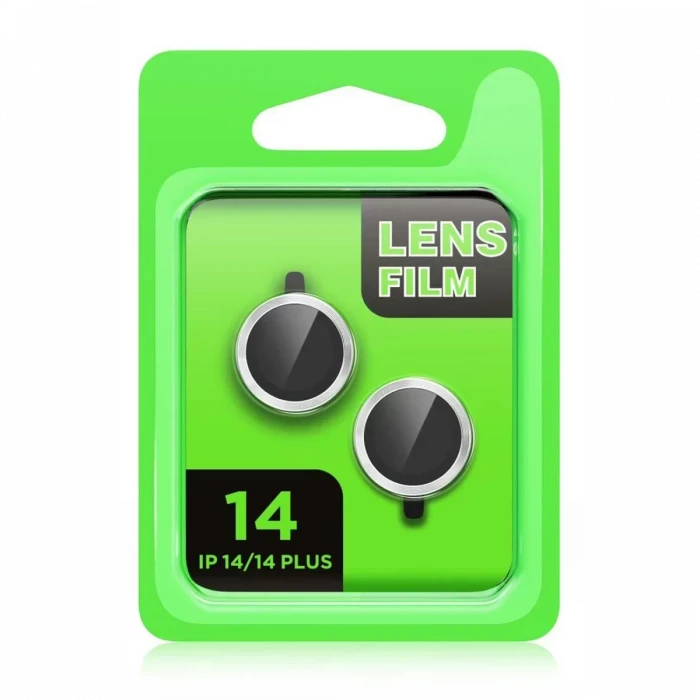 Apple iPhone 14 Plus Raze Metal Kamera Lens - Mor