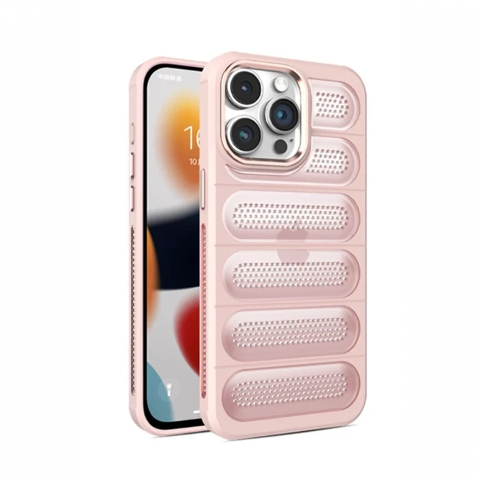 Apple iPhone 14 Pro Kılıf Airmax Silikon Kapak - Pembe