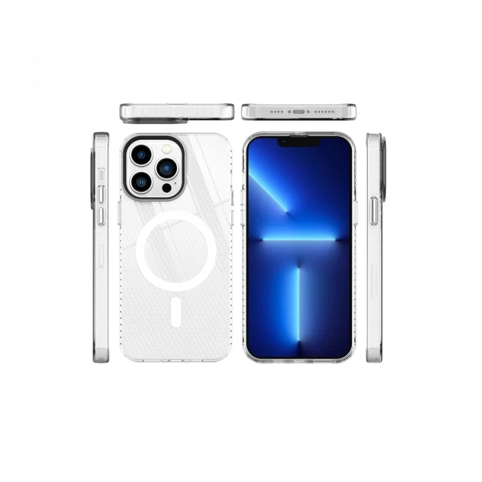 Apple iPhone 14 Pro Kılıf Beta Magneticsafe Silikon - Şeffaf