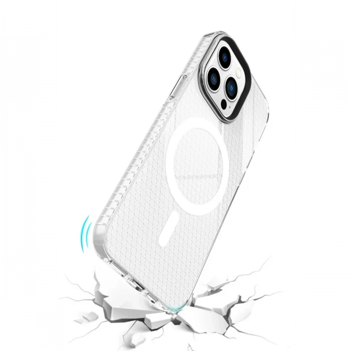 Apple iPhone 14 Pro Kılıf Beta Magneticsafe Silikon - Şeffaf
