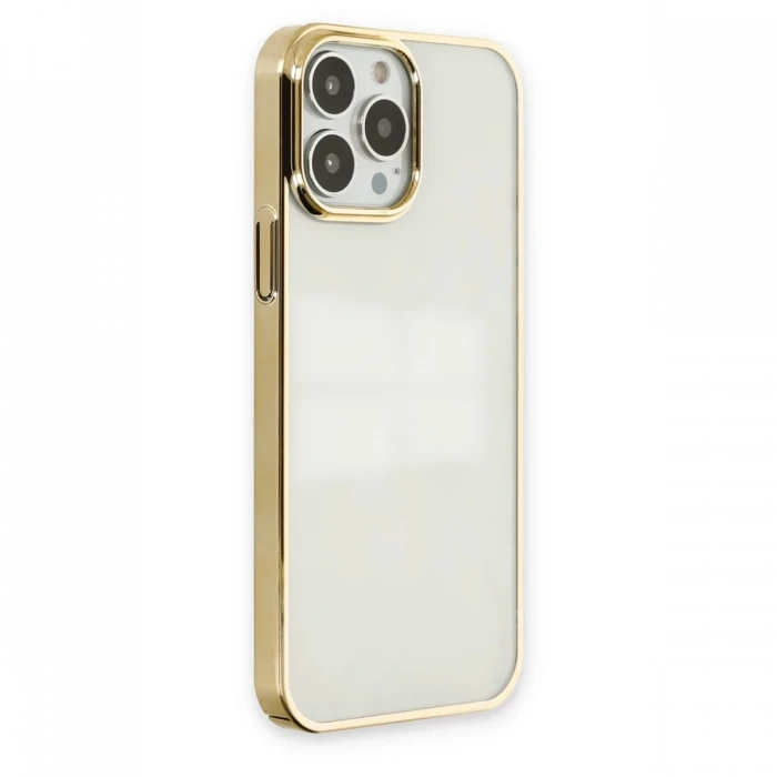 Apple iPhone 14 Pro Kılıf Element Silikon - Gold