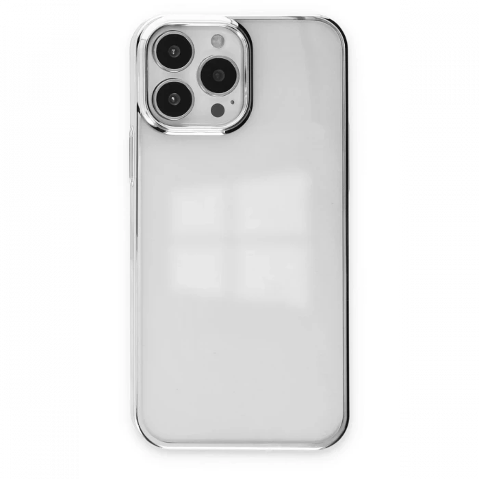 Apple iPhone 14 Pro Kılıf Element Silikon - Gümüş
