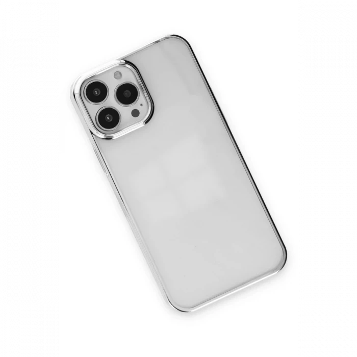 Apple iPhone 14 Pro Kılıf Element Silikon - Gümüş