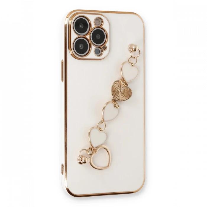 Apple iPhone 14 Pro Kılıf Esila Silikon - Beyaz