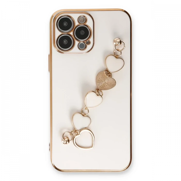Apple iPhone 14 Pro Kılıf Esila Silikon - Beyaz