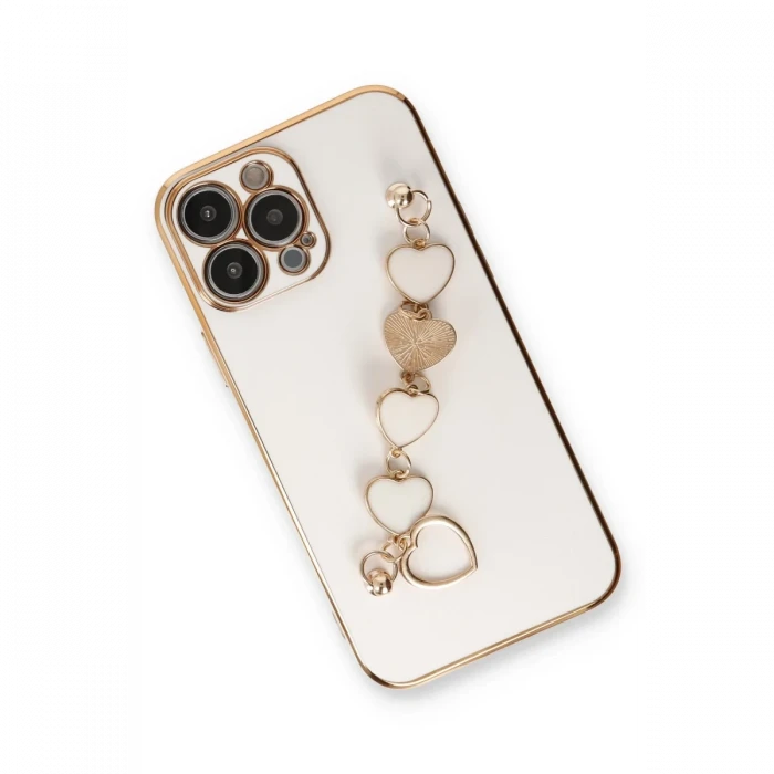 Apple iPhone 14 Pro Kılıf Esila Silikon - Beyaz