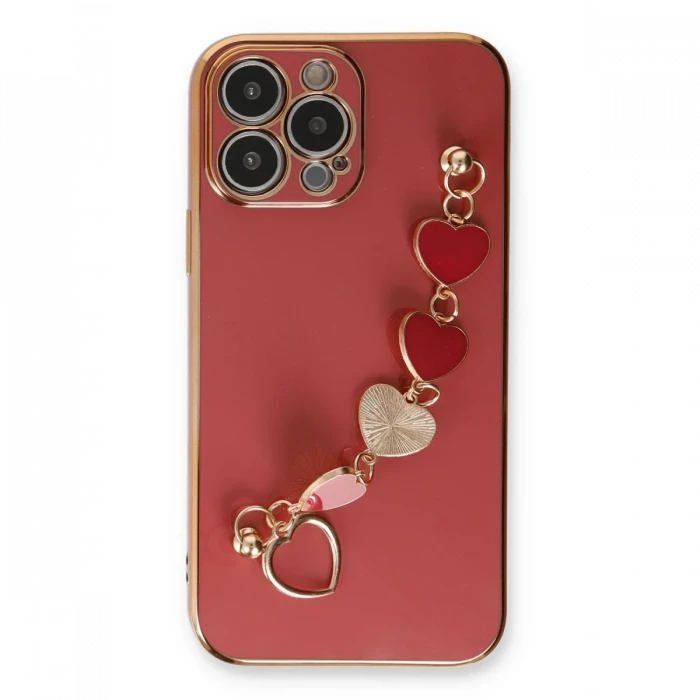 Apple iPhone 14 Pro Kılıf Esila Silikon - Kırmızı