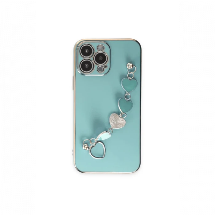 Apple iPhone 14 Pro Kılıf Esila Silikon - Su Yeşili
