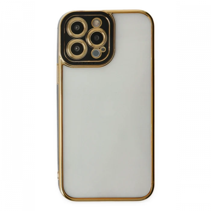Apple iPhone 14 Pro Kılıf Liva Lens Silikon - Siyah