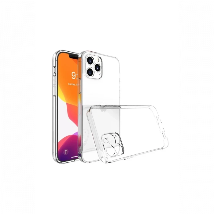 Apple iPhone 14 Pro Kılıf Lüx Şeffaf Silikon