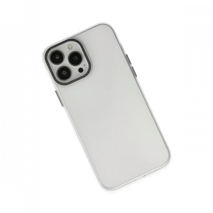 Apple iPhone 14 Pro Kılıf Modos Metal Kapak - Şeffaf