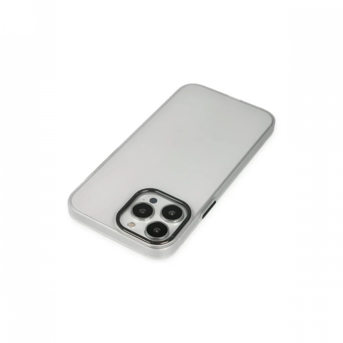 Apple iPhone 14 Pro Kılıf Modos Metal Kapak - Şeffaf
