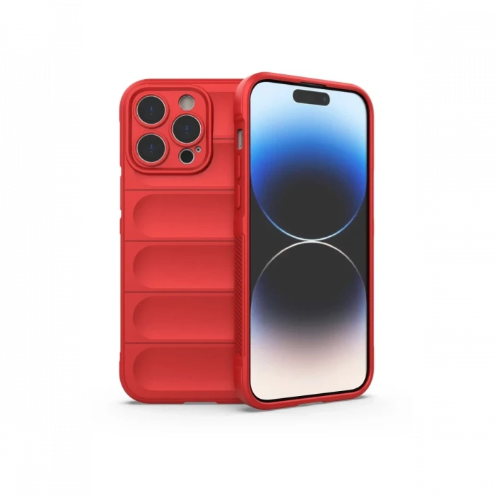 Apple iPhone 14 Pro Kılıf Optimum Silikon - Kırmızı
