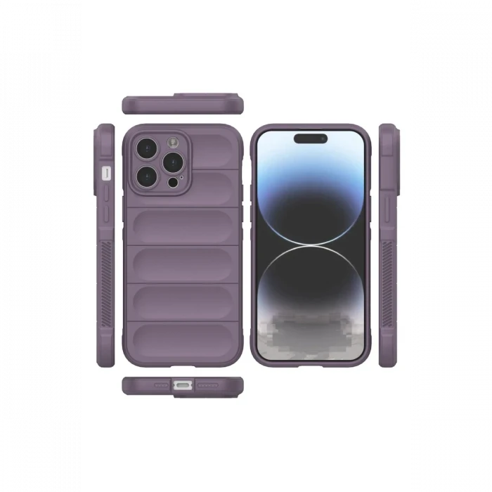 Apple iPhone 14 Pro Kılıf Optimum Silikon - Mor
