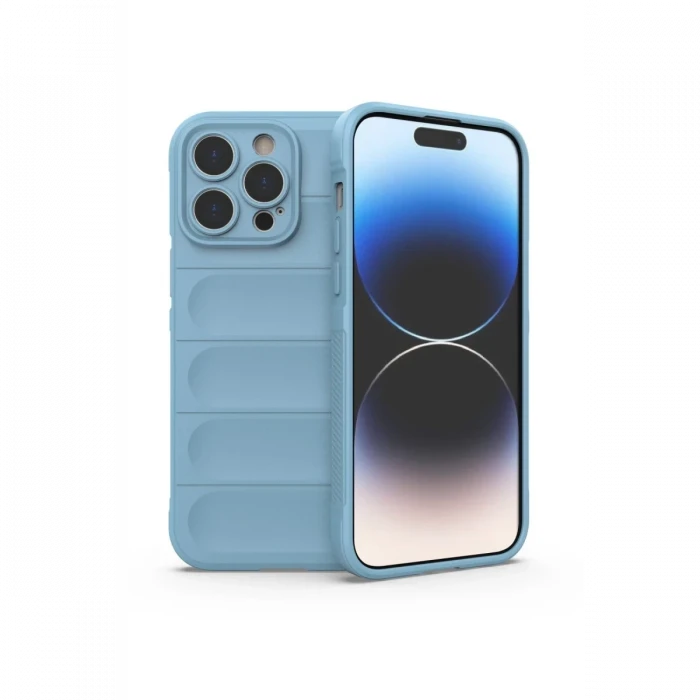 Apple iPhone 14 Pro Kılıf Optimum Silikon - Sky Blue
