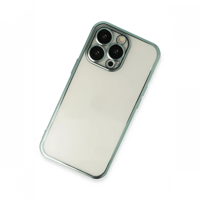 Apple iPhone 14 Pro Kılıf Razer Lensli Silikon - Yeşil
