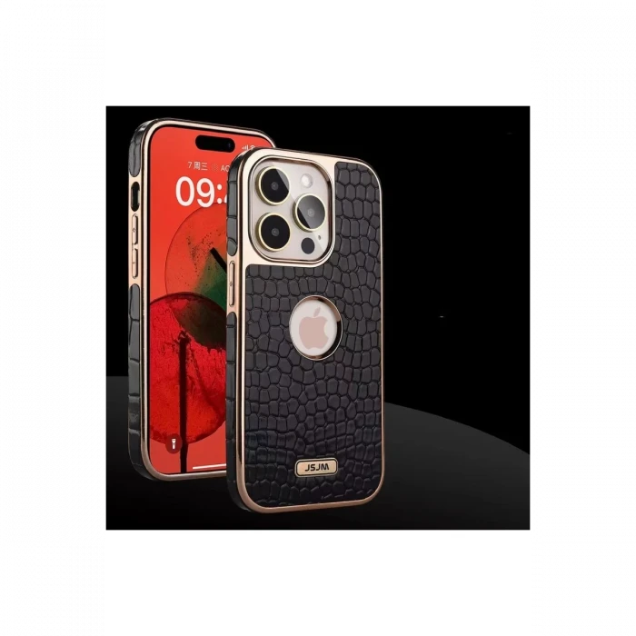 Apple iPhone 14 Pro Kılıf Snake Kapak - Siyah