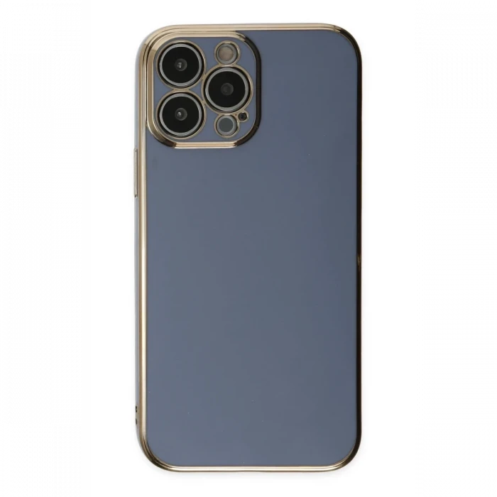 Apple iPhone 14 Pro Kılıf Volet Silikon - Mavi
