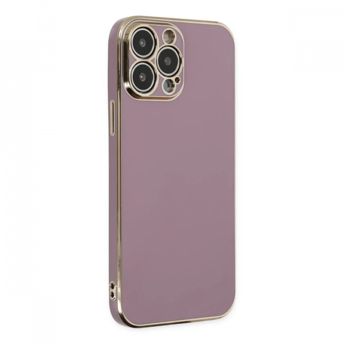 Apple iPhone 14 Pro Kılıf Volet Silikon - Mor