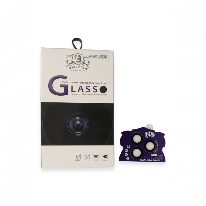 Apple iPhone 14 Pro Max Bilvis Titan Kamera Lens - Siyah