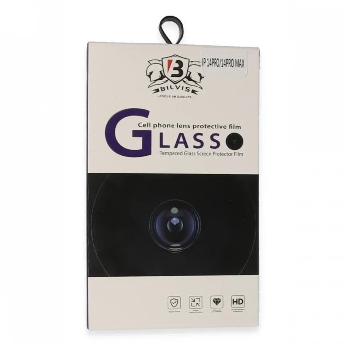 Apple iPhone 14 Pro Max Bilvis Titan Kamera Lens - Siyah